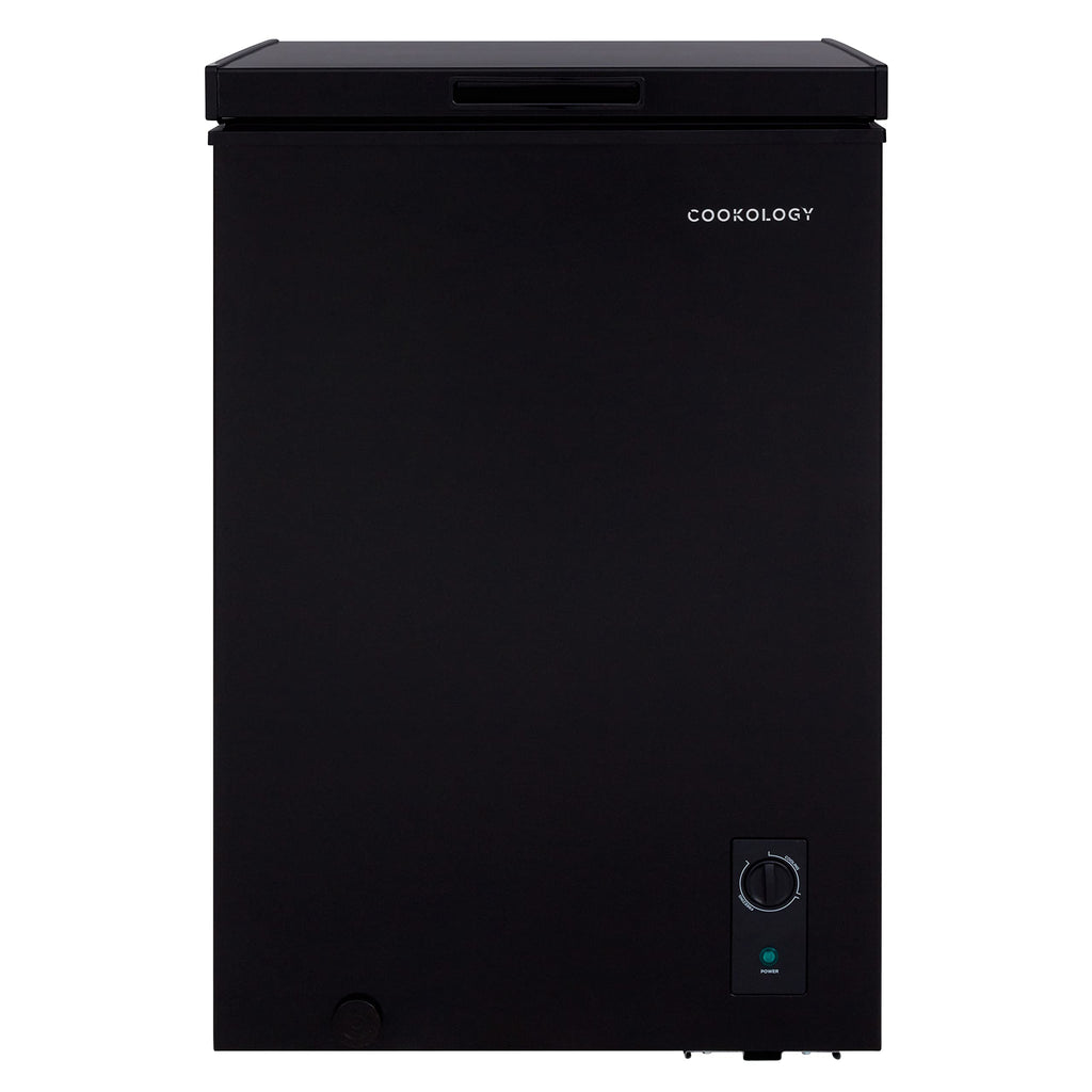 Cookology CCFZ99BK Freestanding Chest Freezer in Black - 99 Litre Capacity - For Kitchens