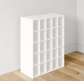 ClosetMaid 78506 32 in. H x 24 in. W x 12 in. D White Wood Look 25-Cube Storage Organizer