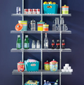 ClosetMaid 2845 ShelfTrack 16.75 in. D x 48 in. W x 80 in. H White Wire Utility Steel Closet System Kit